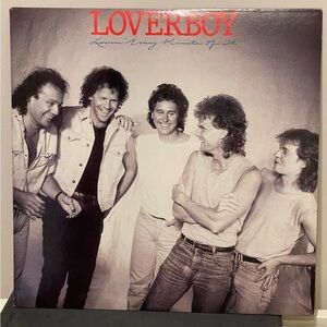 Loverboy “Lovin’ Every Minute of It” vintage vinyl LP